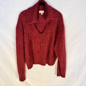J.Crew Red Cashmere Sweater
